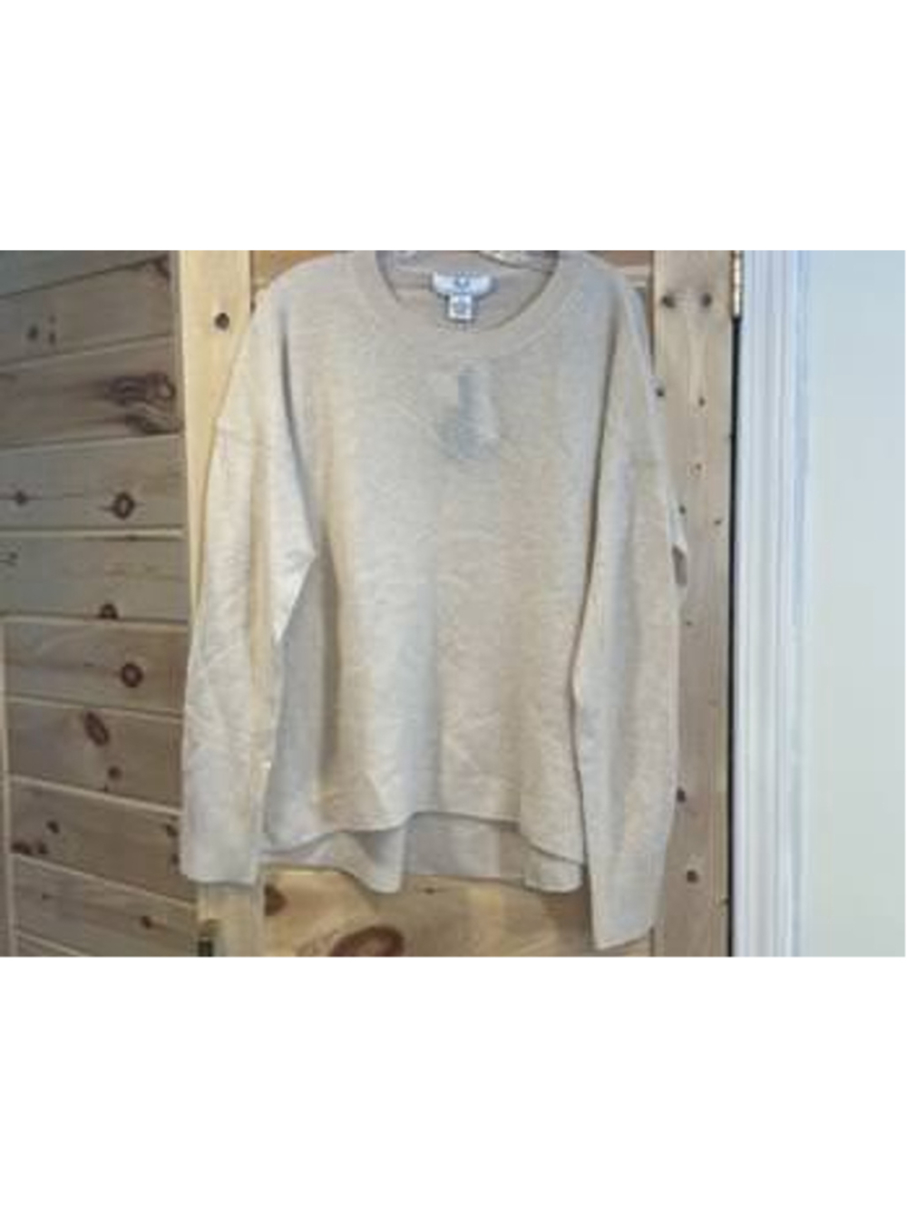 Women's MAGASCHONI Beige 100% Cashmere Crew Neck Sweater XL